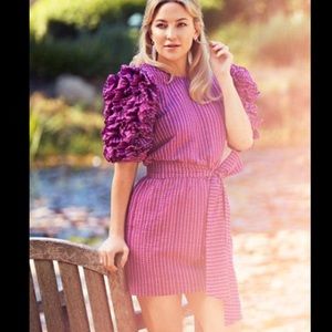 NWT happy x nature cascade sleeve dress